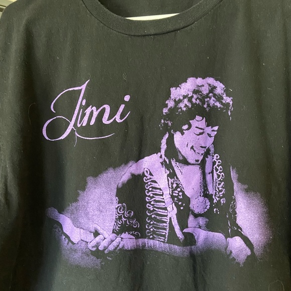 Retro Vintage Rock Jimi Hendrix Men’s Black XL T-Shirt MINTY - Picture 3 of 3